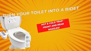 Turn Your Regular Toilet Into a Bidet!!