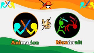 SUPREME DUELIST STICKMAN 🇮🇳 Animation vs Manicraft 🇻🇳 🇷🇺 #animation #stickman #shorts @alanbecker