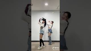 EUNCHAE X KYUJIN doing ANTIFRAGILE challenge on tiktok 🔥 #shorts #lesserafim #nmixx #antifragile