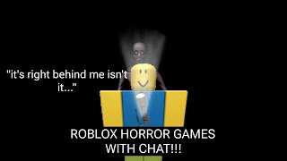 ROBLOX HORROR GAMES LIVE!! (WITH VIEWERS!!)