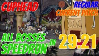 [Former World Record] All Bosses Speedrun - 29:21 - Current Patch, Regular, Solo - Cuphead