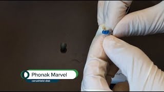 How to change a wax guard (Phonak Marvel)