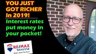 2019: You Just Got Richer! Interest rates are dropping