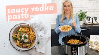 Vodka Pasta cooked ENTIRELY in the SLOW COOKER!