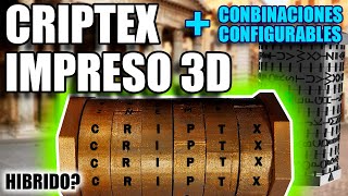 CRIPTEX o CRYPTEX IMPRESO 3D Y CONFIGURABLE || PROYECTO SOSTENIBLE  Cap 005