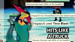 CHOICE BAND TERA GHOST DRAGAPULT IS AMAZING ON POKEMON SHOWDOWN |