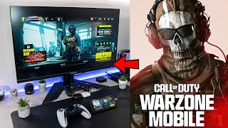 How to Play Warzone Mobile on a Monitor/TV (Rebirth Island)