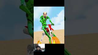 Scary Teacher 3D vs Superhero Long Legs Driving Over Honeycomb Candy Challenge Granny Loser #shorts