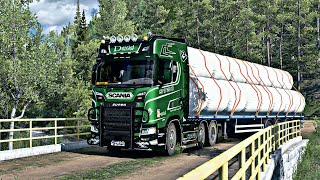 Transporting Silage bales through forest in Germany - Euro Truck Simulator 1.50 #ets2