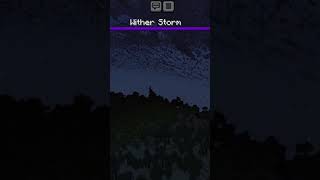 wither storm in Minecraft #witherstorm #mod #minecraft #shorts