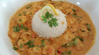 #ASMR Cooking CREAMY SHRIMP CURRY🥘 🥰كاري الروبيان الكريم لتناول طعام الغداء‼️#viral #livestream