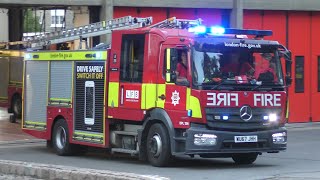 London Fire Brigade - Paddington PL Turnout 11-08-2021