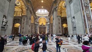 Inside St. Peter's Basilica (Rome, Italy)