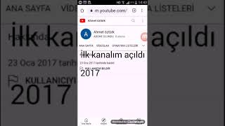 Kanalımın evrimi 2017-2021