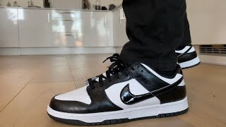 Nike Dunk Low World Champ / black and white review / on feet