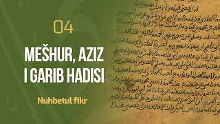 04 Mešhur, aziz i garib hadisi | Nuhbetul fikr | dr. Zijad Ljakić