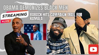 Obama Calls Out Black Men, Hits Campaign Trail