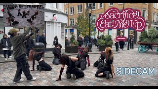 [KPOP IN PUBLIC | SIDECAM] ENHYPEN (엔하이픈) 'Sacrifice (Eat Me Up)' HALLOWEEN Dance Cover London 4K