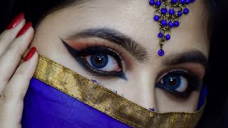 Bollywood/Arabic inspired Eyemakeup • Step-by-step Bollywood Style Arabic Makeup • Aakanksha Ghai