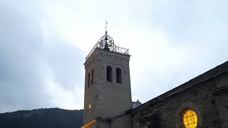 Cloches église St-Michel des Angles (66) - Sonnerie dominicale