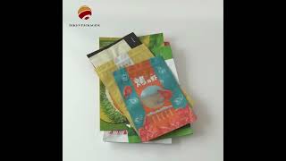 OEM factory food packaging plastic bag vacuum self-sealing self-supporting roll film composite bag