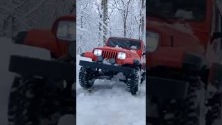 Snow run! #automobile #rockcrawler #rccar #scalemodel