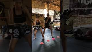 Boxing Footwork Drills with Yudhi and Nuy! 🔥💪🏼 #ubudmuaythai #muaythai #ubud #bali #boxing