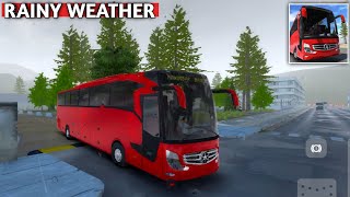 Rainy Weather, Road Events, Mountains, Traffic In Bus Simulator Extreme Roads | Bus Simulator Game