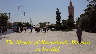 Morocco exploration! Marrakech Morocco street walk   4K