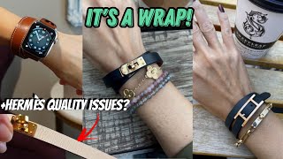 My Hermès Double Tour Wrap Bracelet Collection | Hermès Quality Issues? | Bulgari Unboxing