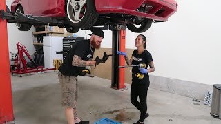 The 240sx gets a new motor!!