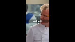 Gordon Ramsay THROWS RAW MEAT at cook?! #shorts #gordonramsay