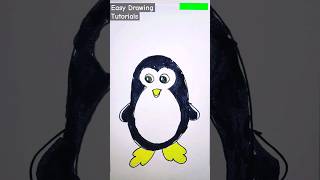 Draw cute penguin #unstoppable #prettygirl #easydrawing #antarctica