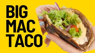 Testing Viral Tiktok Big Mac Smash Burger Taco