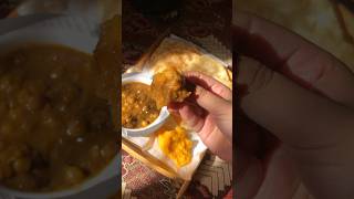 Homemade Halwa & Puri Chana 😋 Mazedar😍😍 #halwapuri #halwa #chana #breakfast #desi #viral