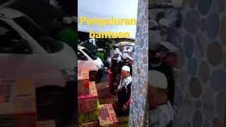 penyaluran bantuan kepada korban gempa cianjur ‼️  #shorts