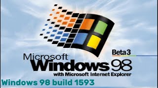 Windows 98 beta 2.1 build 1593