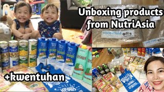 UNBOXING PRODUCTS FROM NUTRIASIA +KWENTUHAN |ANG DAMING LAMAN |I’m a Happy Mom PH