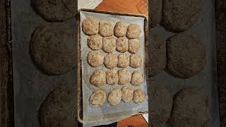 Right out of the oven, sourdough snicker doodle cookies. watch for full video