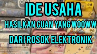 ide usaha dari rosok elektronik bisa hasilkan uang wow....