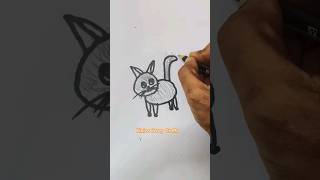 Easy cat drawing #drawing #easydrawing #simpledrawing