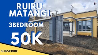 AFFORDABLE FLATROOF BUNGALOW RENTAL AT 50K IN RUIRU KIMBO