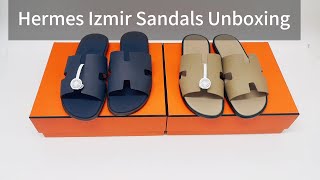 Hermes Izmir Sandals Close Review