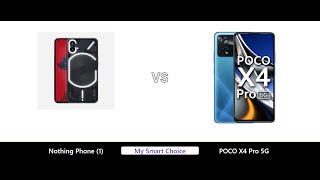 A Detailed Comparison of Nothing Phone (1) VS POCO X4 Pro 5G | My Smart Choice