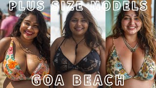 Plus Size Women Goa Beach 004