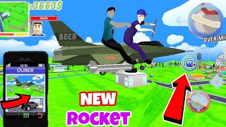 New Rocket in Dude Theft Wars😲। A New Spaceship in DTW। DTW. EXE।