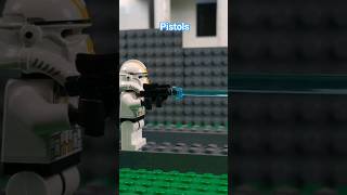 Different Clone Blasters Shooting! #legostarwars #lego #starwars #clonewars #shorts #gun