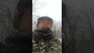 What's You're Snack Of Choice? Duck Hunting In A Snow Storm #snacks #snowstorm #duckhunting #river