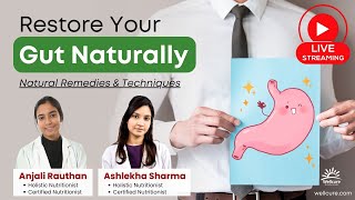 Restore your Gut Naturally: Natural Remedies & Techniques #guthealth #stomach #health #healthy #live