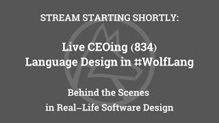 Live CEOing Ep 834: Language Design in Wolfram Language [CasesWindow, Unthread & More]